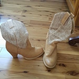 Cow girl style boots